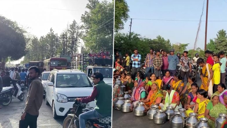 Nashik: पानी की किल्लत को लेकर महिलाओं का प्रशासन के प्रति फूटा गुस्सा, विरोध प्रदर्शन के लिए सड़क पर उतरी