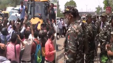 Delhi: शाहीन बाग में अतिक्रमण के खिलाफ MCD की टीम कार्रवाई करने पहुंची, विरोध में लोग सड़क पर उतरे- देखें वीडियो