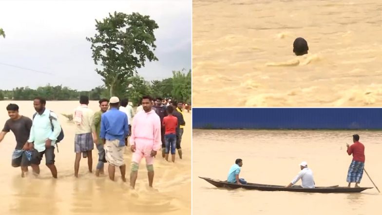 असम में बाढ़ से हाहाकार, नौगांव जिले स्थिति भयावह- देखें Video