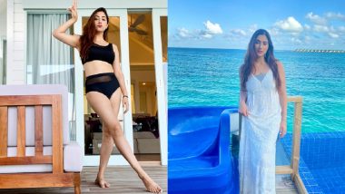 Disha Parmar ने मालदीव में बिकिनी पहनकर फ्लौंट की सेक्सी बॉडी, हॉटनेस से भरी ये Photos हुई Viral