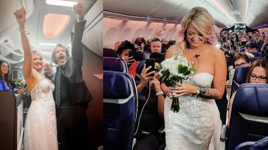 VIDEO: कपल ने 30 हजार फीट ऊंपर हवा में रचाई अनोखी शादी, तस्वीरें हुई वायरल