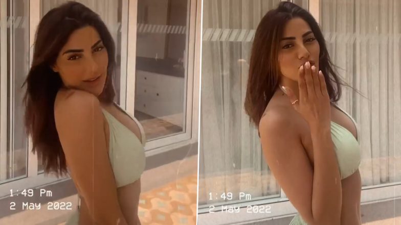 Nikki Tamboli ने सेक्सी बिकिनी पहनकर दिखाई बोल्डनेस, Hot Video देखकर छुट जाएंगे पसीने 