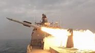 Missile Test Video: भारतीय नौसेना ने सतह से हवा में मार करने वाली मिसाइल का किया सफल परीक्षण, अचूक है इसका निशाना