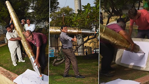 World's largest Ball Pen: हैदराबाद के व्यक्ति ने 37.2 किलोग्राम वजन का बनाया दुनिया का सबसे बड़ा बॉल पेन, देखें वीडियो