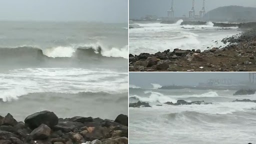 Cyclone Asani: आंध्र प्रदेश के निकट पहुंचा तूफ़ान असनी, विशाखापत्तनम के तटों पर तूफानी लहरों के साथ तेज हवाएं शुरू, देखें वीडियो