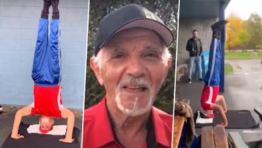 Viral Video: 75 वर्षीय व्यक्ति ने शीर्षासन कर बनाया गिनीज वर्ल्ड रिकॉर्ड, देखें वीडियो