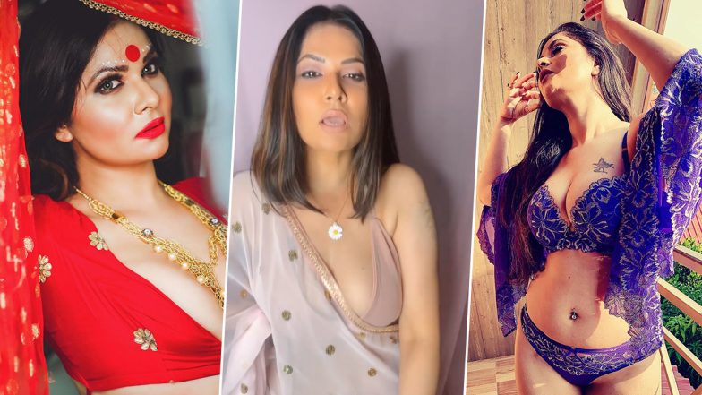 Gandii Baat सीरीज की बोल्ड एक्ट्रेस Aabha Paul ने देसी भाभी स्टाइल में इरोटिक स्टाइल से लगाई आग, देखें Hot Photos