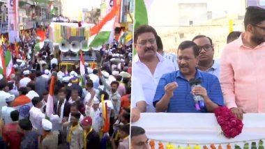 Gujarat Election 2022: सीएम अरविंद केजरीवाल ने मेहसाणा में निकाली तिरंगा यात्रा, कहा- गुजरात बदलाव चाहता है