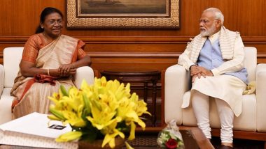 Presidential Elections 2022: पीएम मोदी ने की द्रौपदी मुर्मू से मुलाकात, कहा- भारत के विकास को लेकर असाधारण है उनका विजन