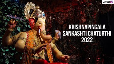 Krishnapingala Sankashti Chaturthi 2022 Images: कृष्णपिंगला संकष्टी चतुर्थी की इन Wallpapers, Wishes, Messages, Greetings के जरिए दें शुभकामनाएं