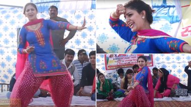 Sapna Choudhary ने सूट पहनकर स्टेज पर लगाए जोरदार ठुमके, हरयाणवी डांसर का Video हुआ Viral