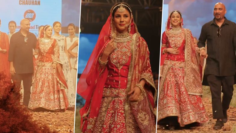 Shehnaaz Gill ने ब्राइडल ड्रेस पहन किया रैम्प वॉक, स्टेज पर ठुमके लगाकर जीता लोगों का दिल, फैंस बोले 'स्टनिंग दिवा'