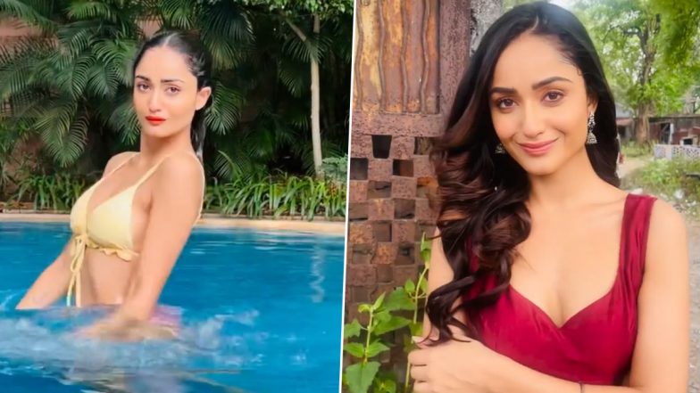हॉट बिकनी पहन स्विमिंग पूल में उतरीं Tridha Choudhury, फैंस बोले-पानी भी गरम हो गया आपके अंदर जाने से