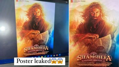 Shamshera Poster Leaked: Ranbir Kapoor का दिखा Rugged Avatar, फैंस ने लुटाया जमकर प्यार