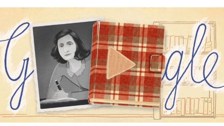 Anne Frank Google Doodle: एनी फ्रैंक के डायरी प्रकाशन की 75वीं वर्षगांठ, गूगल ने एनिमेटेड स्लाइड शो डूडल के जरिए किया सम्मानित