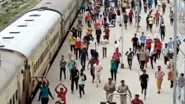 Agnipath Protest: ‘अग्निपथ’ सेना भर्ती योजना के खिलाफ प्रदर्शन जारी, पूर्व तट रेलवे ने रद्द की कई ट्रेनें