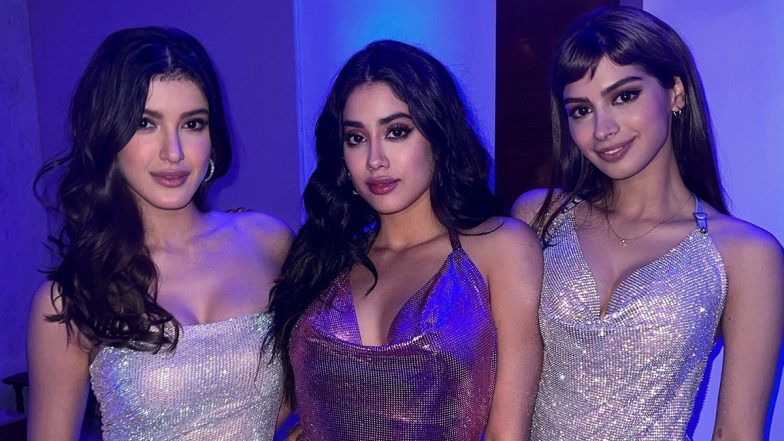 Hot Mini Bodycon Dress पहन कपूर बहन Janhvi Kapoor, Khushi Kapoor और Shanaya ने बढ़ाया टेम्परेचर