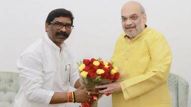 Presidential Election 2022: राष्ट्रपति चुनाव पर झामुमो का स्टैंड तय करने के लिए अमित शाह से मिले हेमंत सोरेन Presidential Election 2022: राष्ट्रपति चुनाव पर झामुमो का स्टैंड तय करने के लिए अमित शाह से मिले हेमंत सोरेन