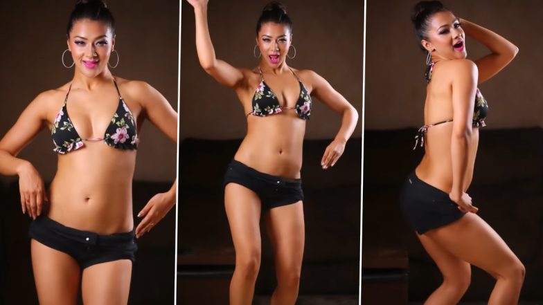 भोजपुरी फिल्मों की सबसे Hot एक्ट्रेस Namrata Malla ने ब्लैक बिकिनी पहनकर दिखाई सेक्सी अदा, अकेले में देखें ये Video