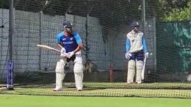 IND vs ENG Test Series: टीम इंडिया के कप्तान रोहित शर्मा ने नेट्स पर जमकर बहाया पसीना, देखें बल्लेबाजी का वीडियो