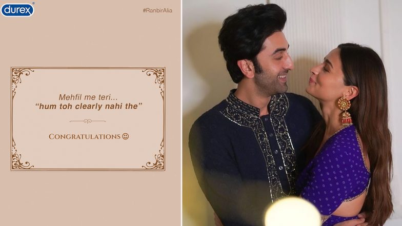 Alia Bhatt-Ranbir Kapoor Announce Pregnancy: ड्यूरेक्स इंडिया ने मजाकिया अंदाज में दी आलिया-रणबीर को बधाई
