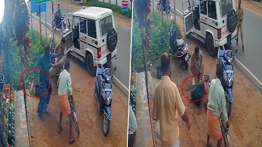 केरल के बहादुर इंस्पेक्टर ने छुरे से लैस आदमी से की लड़ाई, वीडियो हुआ वायरल