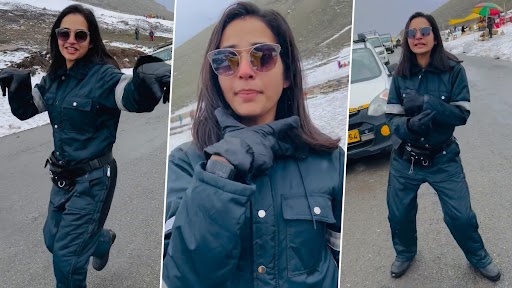Viral Video: हिमाचल के रोहतांग पास पर महिला ने 'ये इश्क हाय' पर किया डांस, इंटरनेट पर वायरल हुआ वीडियो