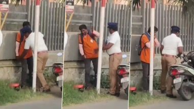 Video: तमिलनाडु ट्रैफिक पुलिस ने स्विगी डिलीवरी एजेंट को मारा थप्पड़, हुआ ट्रांसफर