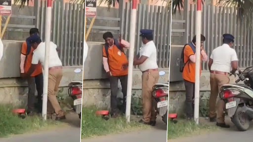 Video: तमिलनाडु ट्रैफिक पुलिस ने स्विगी डिलीवरी एजेंट को मारा थप्पड़, हुआ ट्रांसफर