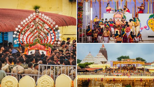 Snana Yatra 2022 Photos &amp; Videos: पुरी में स्नान यात्रा के दौरान भगवान जगन्नाथ, भगवान बलभद्र और देवी सुभद्रा की तस्वीरें और वीडियो