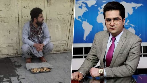 अफगानिस्तान के मशहूर टीवी एंकर मूसा मोहम्मदी पेट पालने के लिए तालिबान की सड़कों पर फ़ूड बेचने को हैं मजबूर