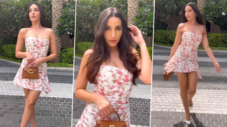 Nora Fatehi Hot Video: डीप नेक बॉडीकॉन ड्रेस में नोरा फतेही ने बढ़ाया टेम्परेचर, एक्ट्रेस का सिजलिंग अवतार देख घायल हुए फैंस