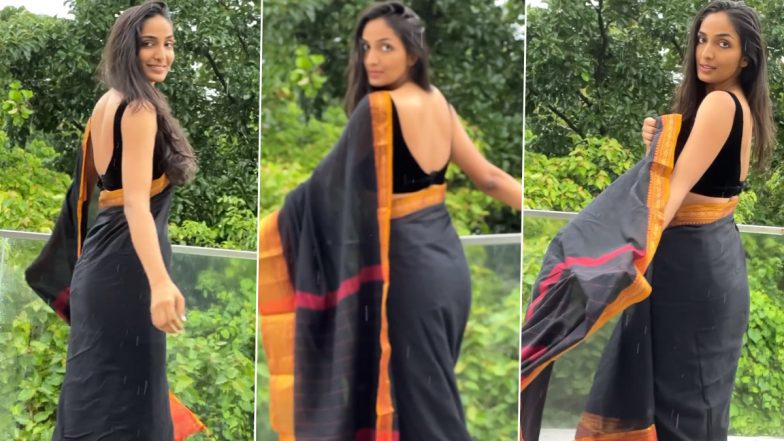 Aishwarya Sushmita Hot Rain Dance Video: ऐश्वर्या ने ब्लैक साड़ी पहन किया रेन डांस, एक्ट्रेस को भीगता देख यूजर्स हार बैठे अपना दिल