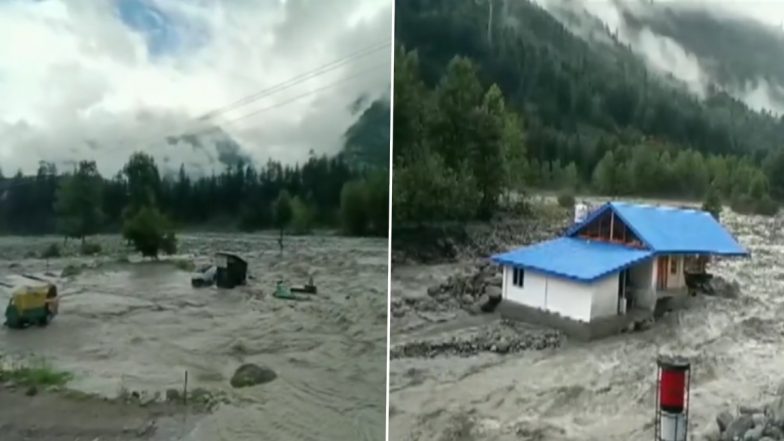 Himachal Pradesh: मनाली में देर रात हुई बारिश के बाद दिखा ब्यास नदी का रौद्र रूप- VIDEO