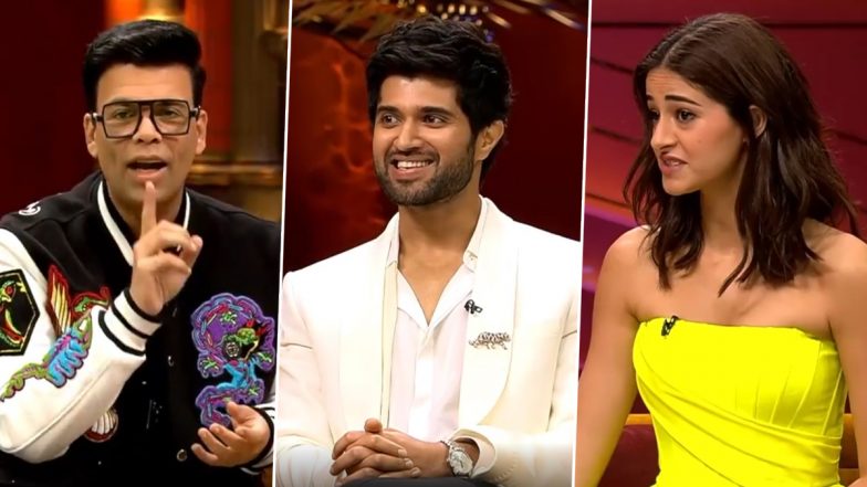 Koffee With Karan Season 7: करण जौहर के शो में तड़का लगाने पहुंचे Vijay Deverakonda और Ananya Panday, निजी जिंदगी से जुड़े होंगे कई खुलासे