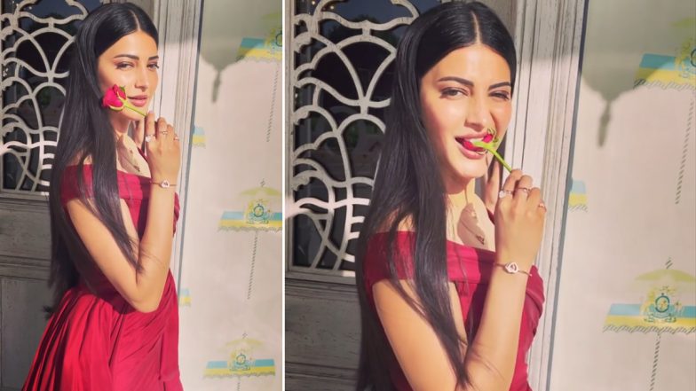 Shruti Haasan का यह निराला अंदाज देख आपकी छूट जाएगी हंसी, यूजर्स बोले-लंच नहीं किया क्या आपने (Watch Video)