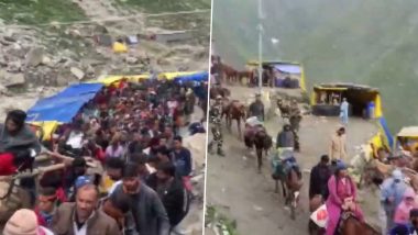 Amarnath Yatra: 5,449 तीर्थयात्रियों का एक और जत्था रवाना, 1.44 लाख श्रद्धालु कर चुके दर्शन