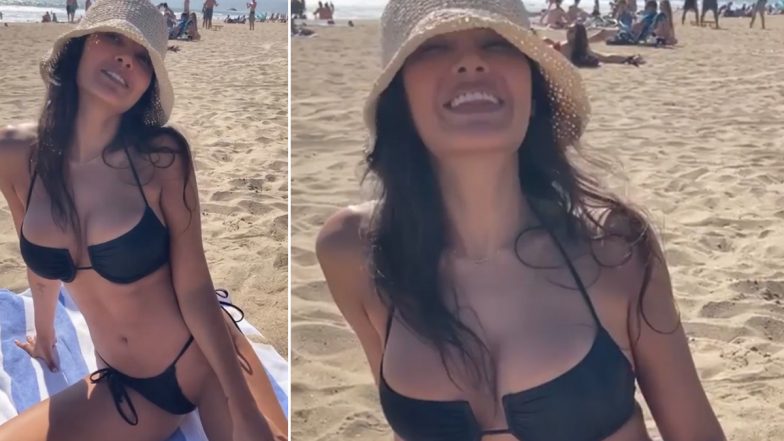 Esha Gupta Bold Video: ईशा गुप्ता ने हॉट ब्लैक बिकनी में दरिया किनारे लगाई आग, फैंस का छूटा पसीना