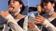 Viral Video: लड़की के हाथ से आइसक्रीम छीनकर आसमान में उड़ा बाज, तमाशा देखती रह गई बेचारी