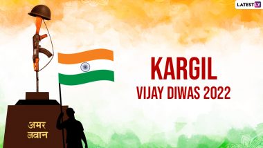 Kargil Vijay Diwas 2022 Quotes: कारगिल विजय दिवस की इन WhatsApp Stickers, Facebook Messages, GIF Greetings के जरिए दें बधाई