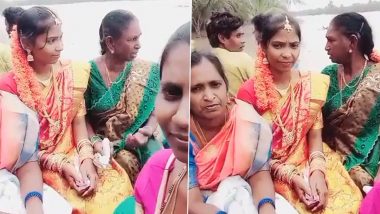 आंध्र प्रदेश में भारी बारिश से बाढ़ जैसे हालात, शादी के लिए नाव पर सवार होकर दूल्हे के घर पहुंची दुल्हन- Watch Video