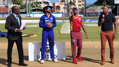 India vs West Indies 2nd ODI: भारत के खिलाफ वेस्टइंडीज ने जीता टॉस, पहले बल्लेबाजी का लिया फैसला