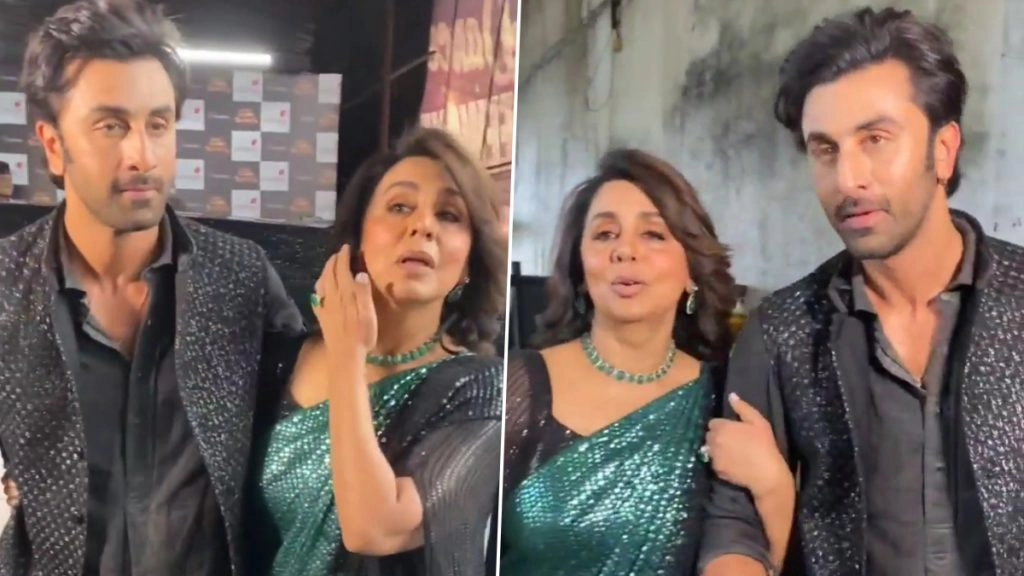 नीतू कपूर ने बेटे रणबीर कपूर को मीडिया के सामने दी बधाई