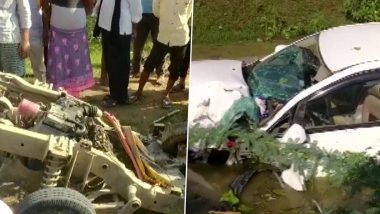 Banda Road Accident:  यूपी के बांदा में दर्दनाक सड़क हादसा, इनोवा और टेंपो की भीषण टक्कर में 6 लोगों की मौत