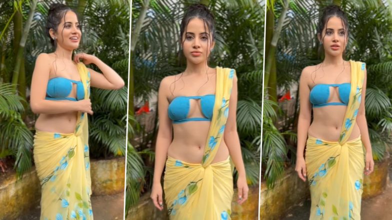 Urfi Javed Hot Video: उर्फी जावेद ने Bakra Eid के मौके पर पहनी हॉट साड़ी, एक्ट्रेस का ग्लैमरस अवतार देख यूजर्स का दिल होने लगा धक-धक
