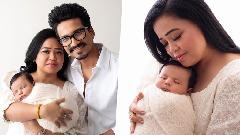 Bharti Singh और&nbsp;Haarsh Limbachiyaa ने अपने बेटे लक्ष संग शेयर की क्यूट फैमिली Photo, तस्वीरों ने जीता फैंस का दिल&nbsp;