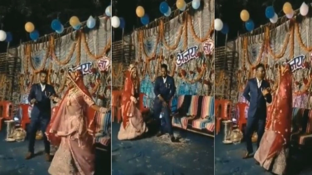 दूल्हा-दुल्हन ने अपने धमाकेदार डांस मूव्स से लगाई स्टेज पर आग, वायरल वीडियो देख आप भी कहेंगे ‘वाह’