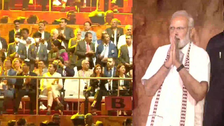 44th Chess Olympiad: PM मोदी ने 44वें शतरंज ओलंपियाड का किया उद्घाटन, जगमगाती रोशनी और संगीत से सराबोर हुआ स्टेडियम