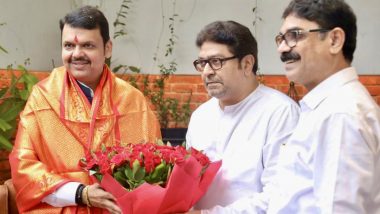 Devendra Fadnavis Meets Raj Thackeray: राज ठाकरे से मिलने पहुंचे महराष्ट्र के डिप्टी CM देवेंद्र फडणवीस, MNS को भी शिंदे कैबिनेट में मिलेगी जगह?