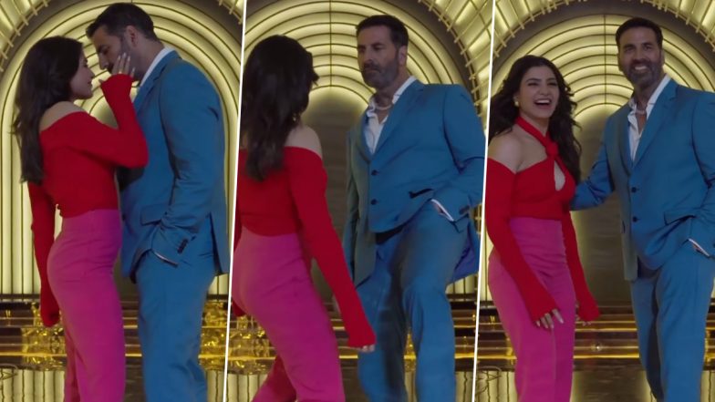 Akshay Kumar और Samantha Ruth Prabhu ने 'पुष्पा' के गाने पर किया जबरदस्त हॉट डांस, वीडियो हुआ वायरल